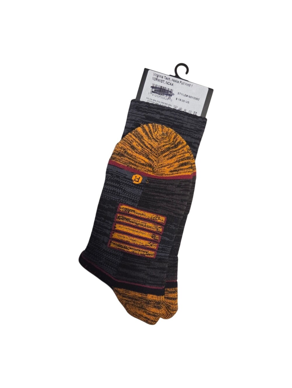 Strideline Virginia Tech Hokies Athletic Socks M/L - Picture 2 of 2